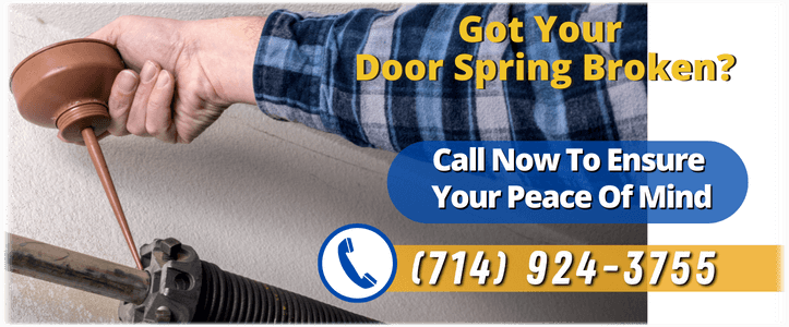 Broken Garage Door Spring Repair Costa Mesa, CA